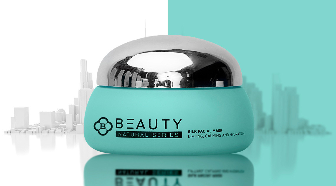 Ниқоби абрешим барои рӯй.